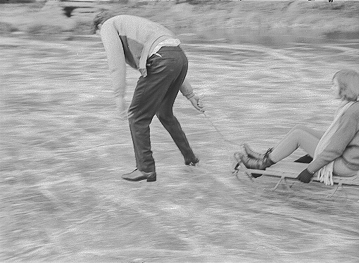 Skating Woodside Richard & Sue Sledge